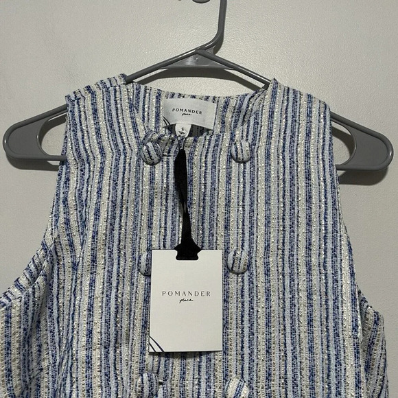 Pomander Place Tuckernuck NWT Ethereal Tweed Bianca Dress Size Small‎ - Picture 5 of 9